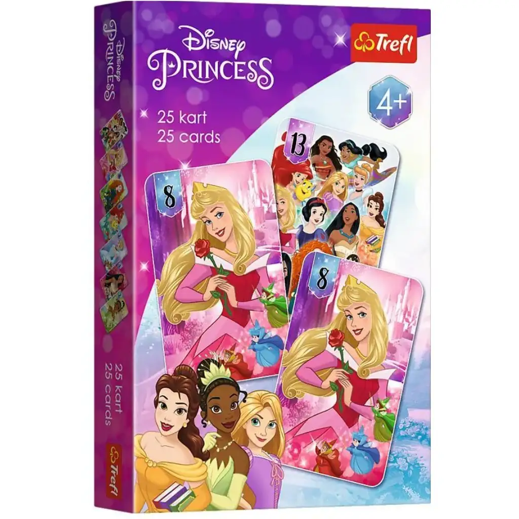 Disney+princezné Čierny Peter 25-kartová hra - Trefl