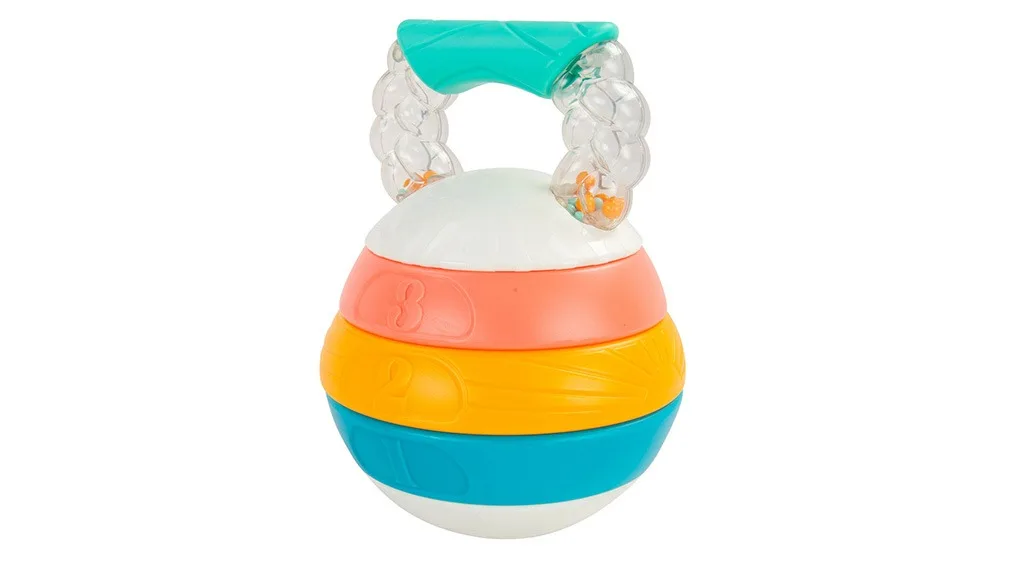 TOMY Baby Fuerte Skladacie a Počítacie Kettlebell Trénuje Mozog a Telo Detí