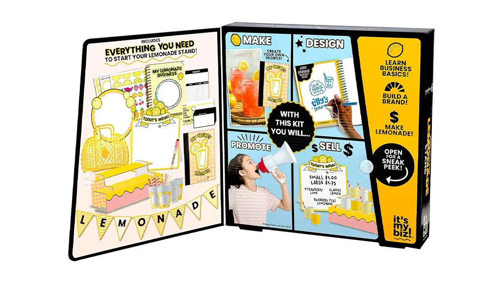 Všetko potrebné nájdete na začatie stánku s limonádou v sade Nový Ja &amp;amp; Včely