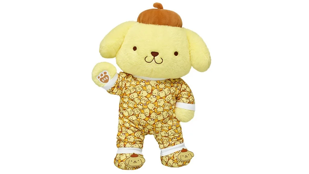Deti môžu naplniť a obliecť troch nových priateľov Sanrio v dielni Build-A-Bear Workshop.