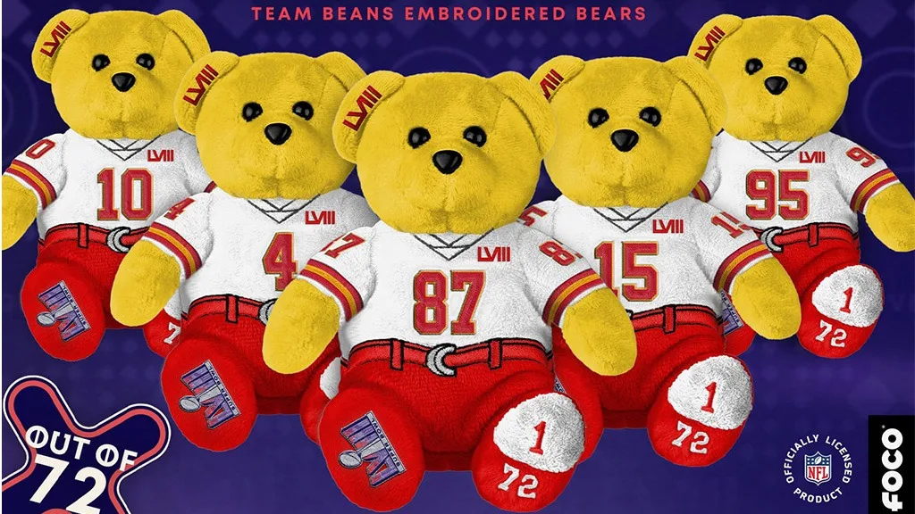 Osláv 58. Super Bowl s limitovanou edíciou medveďov od FOCO