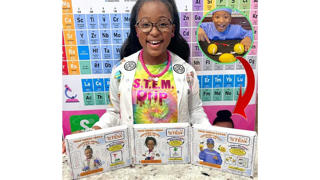 Pridaj do svojho košíka v Whole Foods experimentálne sady STEM od Team Genius Squad