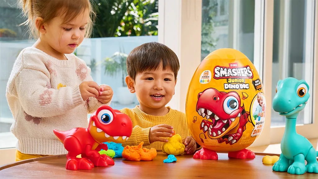 Nová séria ZURU Smashers obsahuje najroztomilejšie malé dinosaury