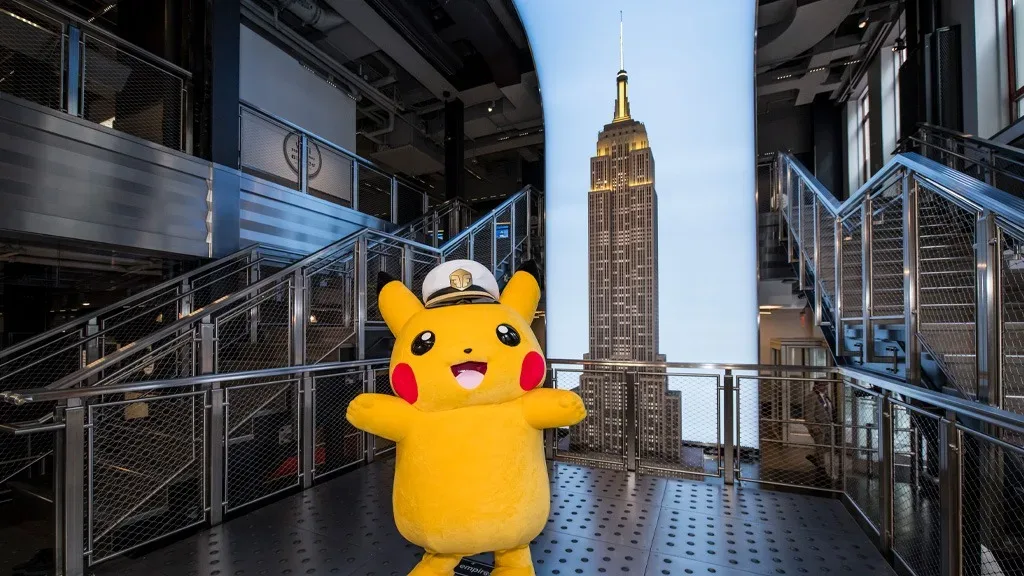 Pozri, ako Pikachu navštívi Empire State Building na Pokémon Deň
