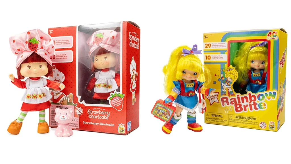 Prezentácia hračiek: Rainbow Brite a Strawberry Shortcake 5,5 palcové módne bábiky od TLS Toy