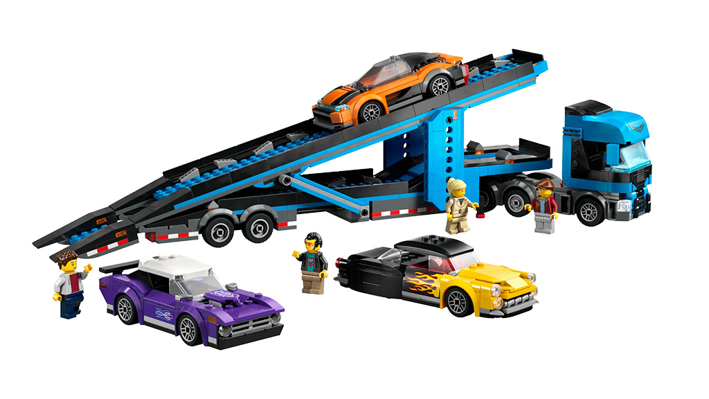 Ukážka hry: LEGO Mesto Autoprepravník so športovými autami