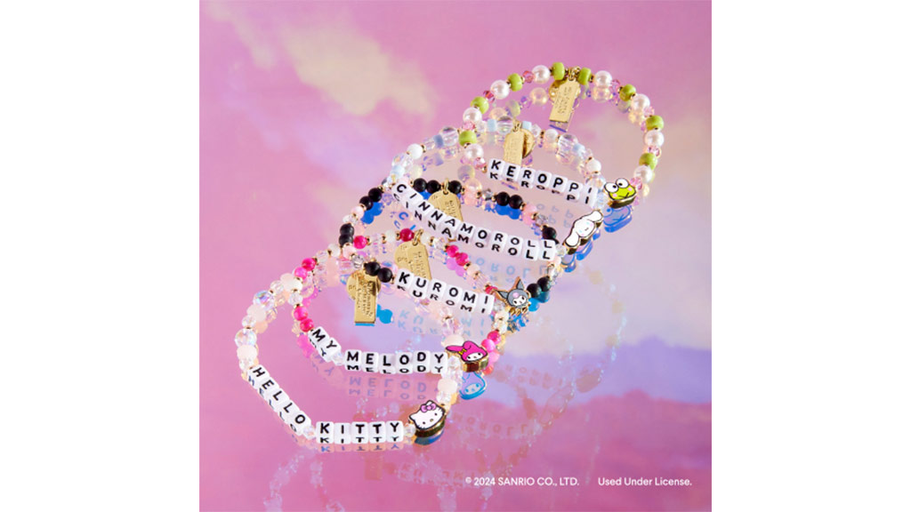 Deti sa môžu pripojiť k Hello Kitty a jej priateľom s najnovšími náramkami priateľstva od projektu Little Words.