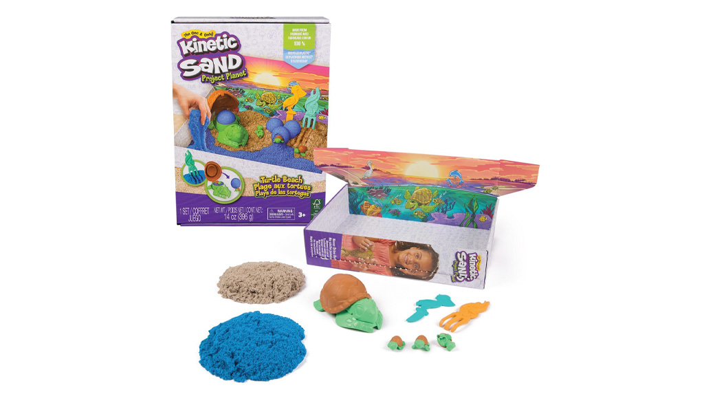 Zachráňte oceán jedným zrnom piesku s kolekciou Spin Master Kinetic Sand Project Planet.