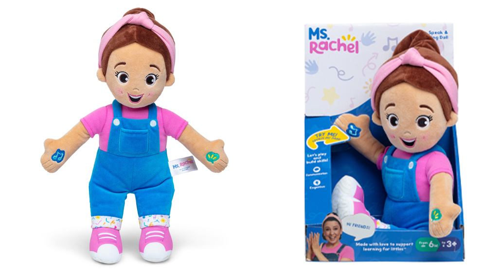 Tu je zbierka hračiek Spin Master Ms. Rachel