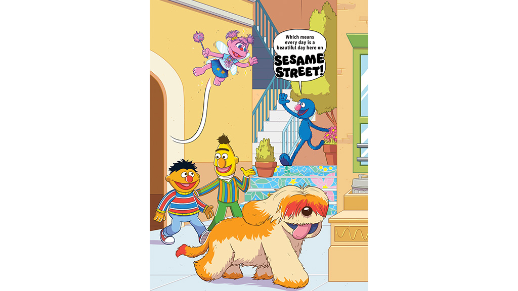 Otvorte komiks Ulica Sezam s príbehom „Grover podáva pomocnú ruku“