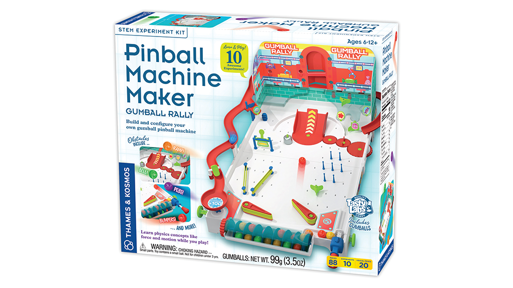 Prezentácia hry: Thames &amp;amp; Kosmos sada na výrobu flipperov: Gumball Rally