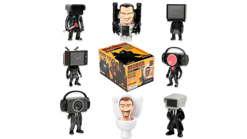 Rozbaľte prekvapenia Skibidi Toilet z novej kolekcie Bonkers Toys