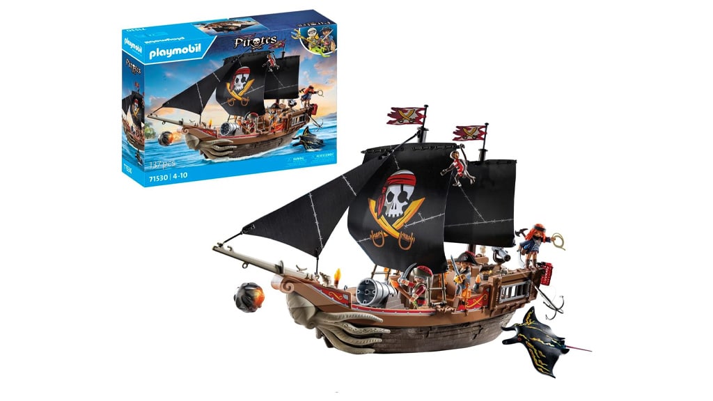 Ukážka hry: Veľká pirátska loď Playmobil