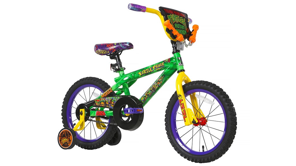 Dynacraft 16-palcový bicykel Ninja korytnačky