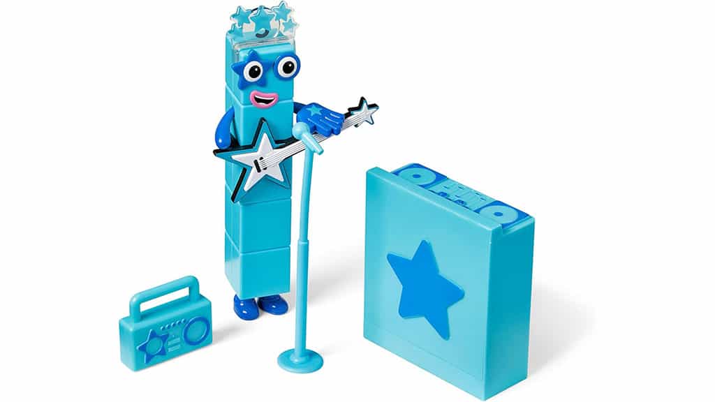 hand2mind Numberblocks Pódium hudobnej superstar päťky