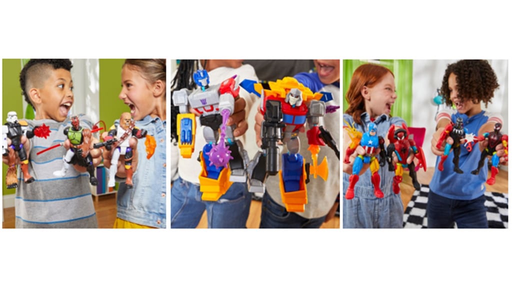 Skombinuj obľúbené postavy svojej rodiny s akčnými figúrkami MixMashers