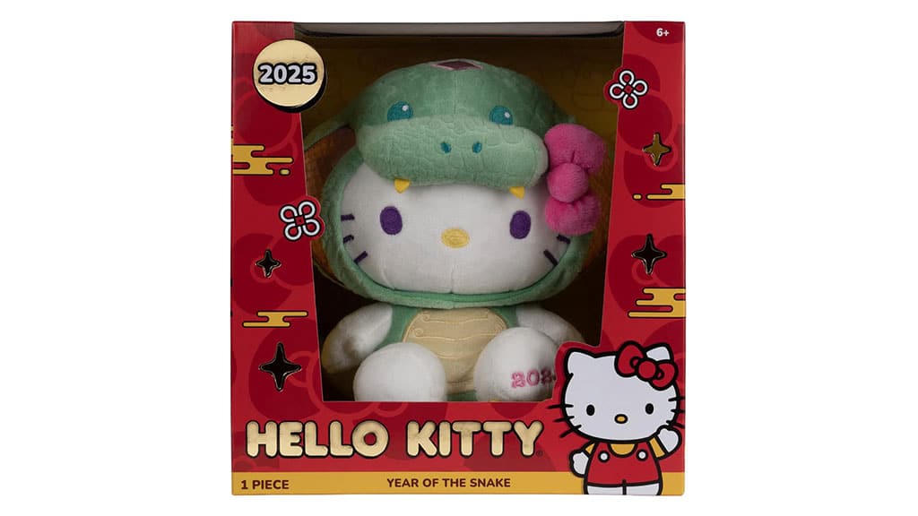 Oslávte rok hada s limitovanou edíciou plyšovej Hello Kitty!