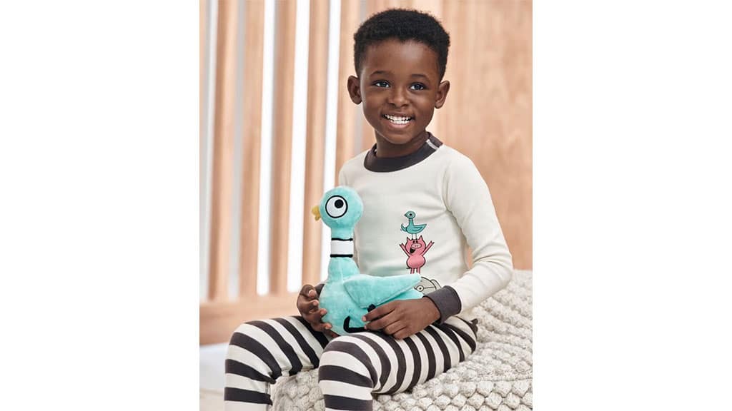 Postavičky Mo Willemsa sa pripravujú na spánok s novou kolekciou pyžám.