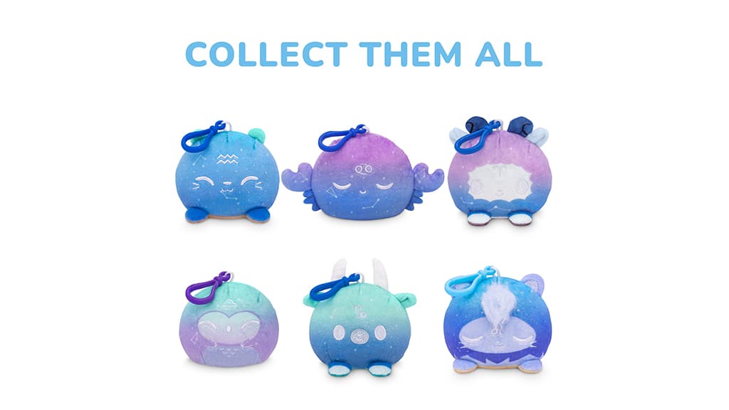 Učte sa astrológiu s rodinou a s obojstrannými zodiakálnymi plyšákmi od TeeTurtle