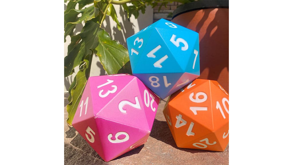 Kessov obrovský D20 kocka