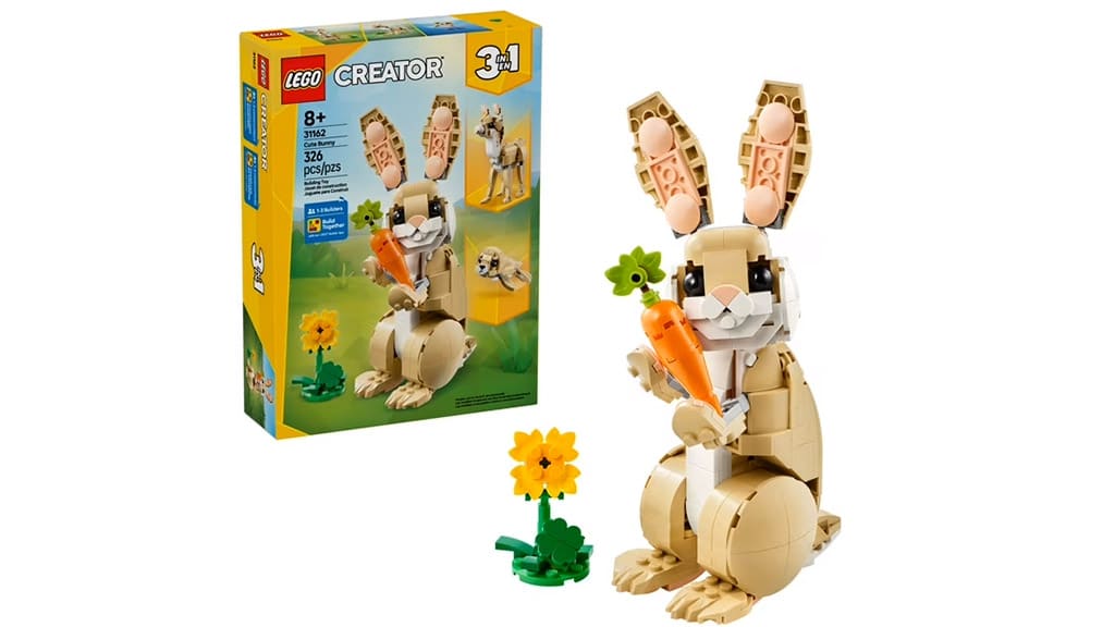 LEGO Creator 3 v 1 Roztomilý Zajačik set