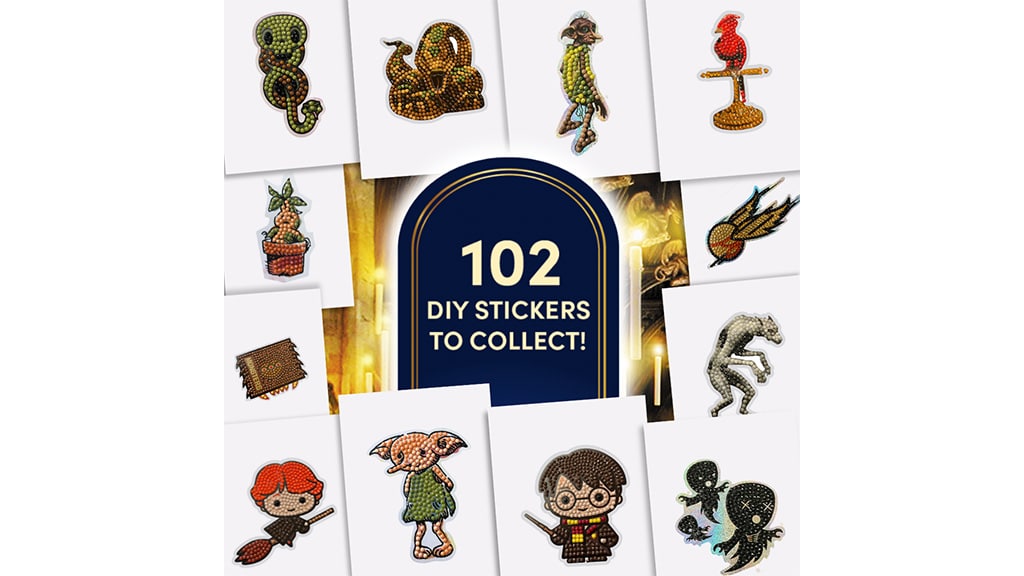 S kúzelným albumom nálepiek Craft Buddy Harry Potter môžeme vytvárať magické umelecké diela