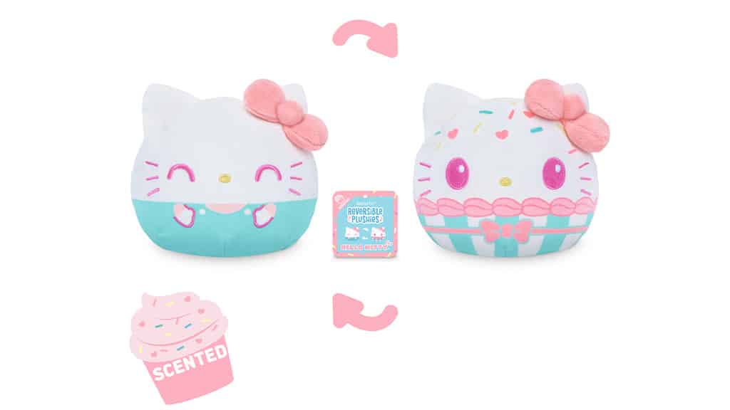 TeeTurtle Sanrio voňavé cupcake plyšové figúrky boli vyrobené s láskou.