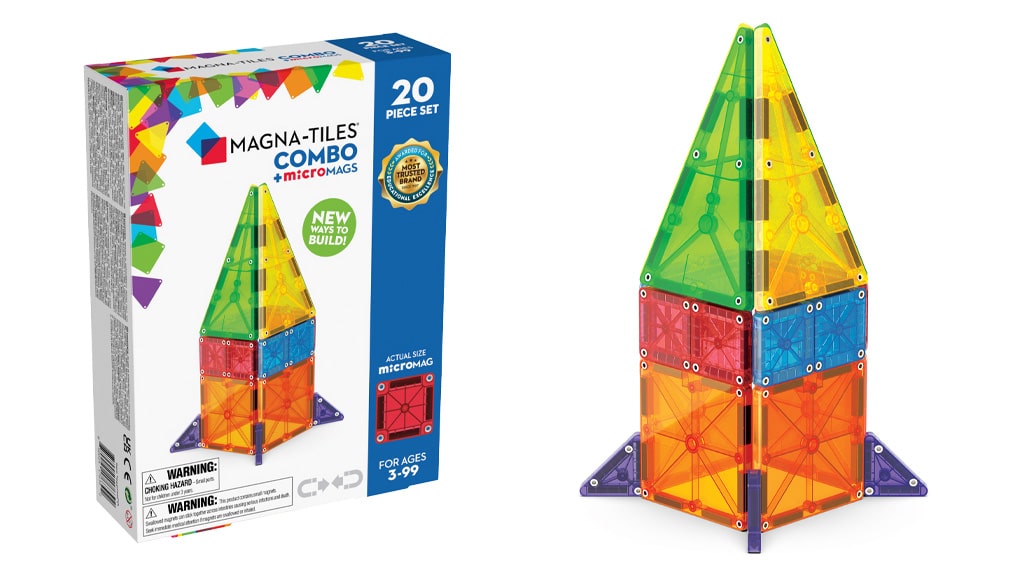 MAGNA-TILES® Kombinovaná súprava 20 kusov