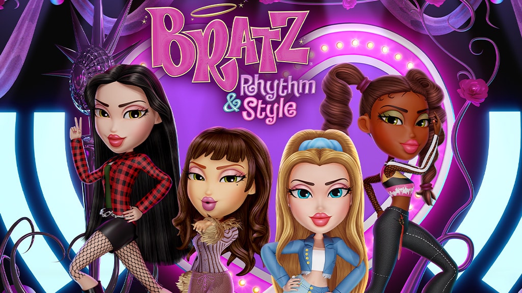 Hráči môžu predviesť svoje štýlové pohyby v Bratz: Rhythm &amp;amp; Style.