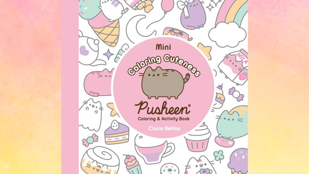 Pusheen a jej priatelia tentoraz v mini omaľovánke a pracovnom zošite