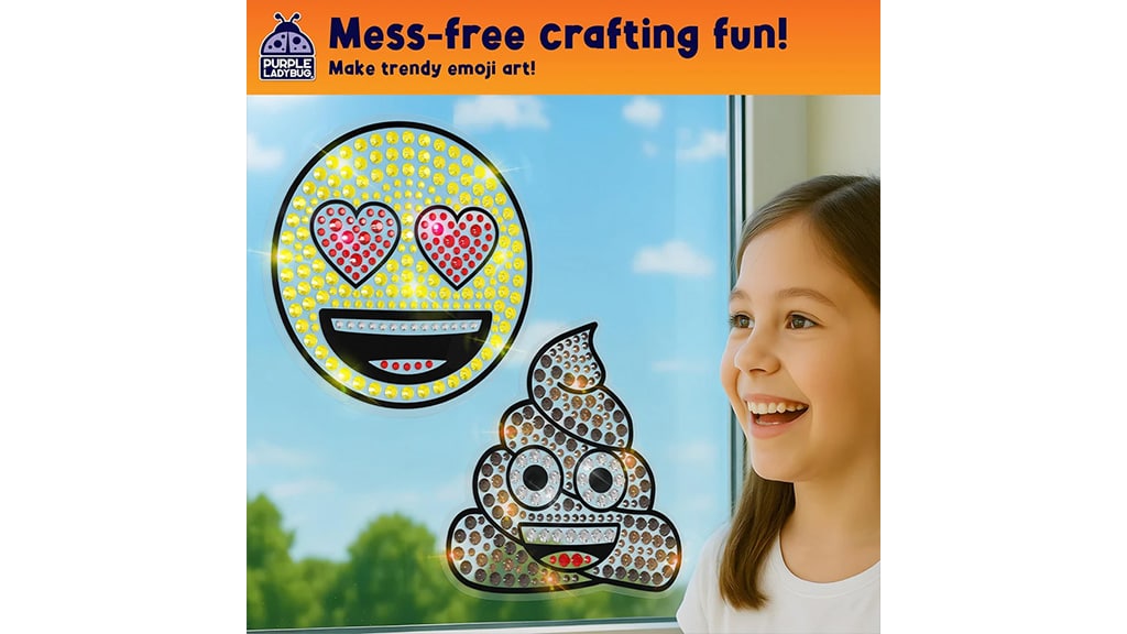 Emoji Hovienko a Nálepka srdce drahokam puzzle