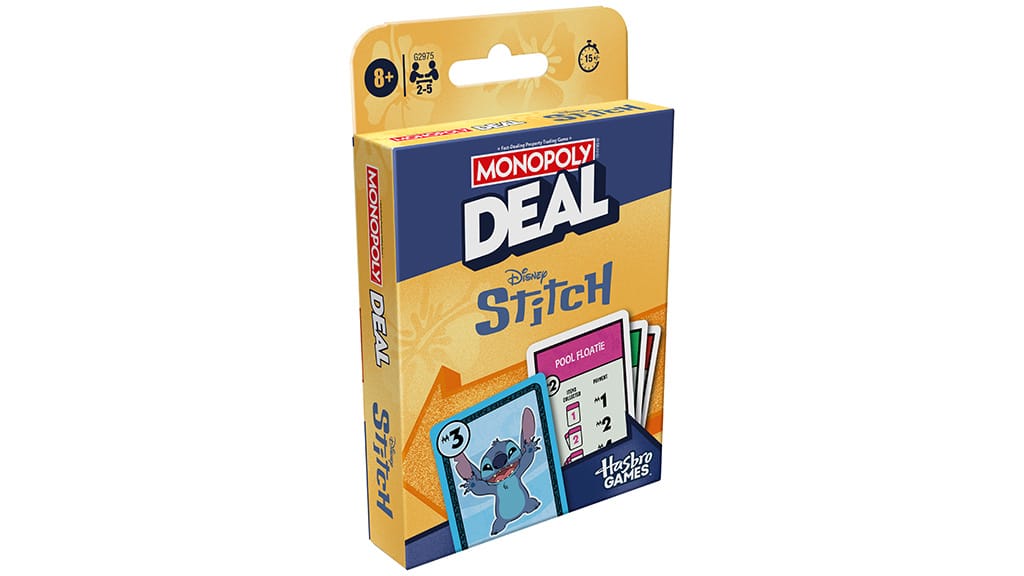 Malý mimozemský žart sa dostal do Monopoly Deal: Disney Stitch edície