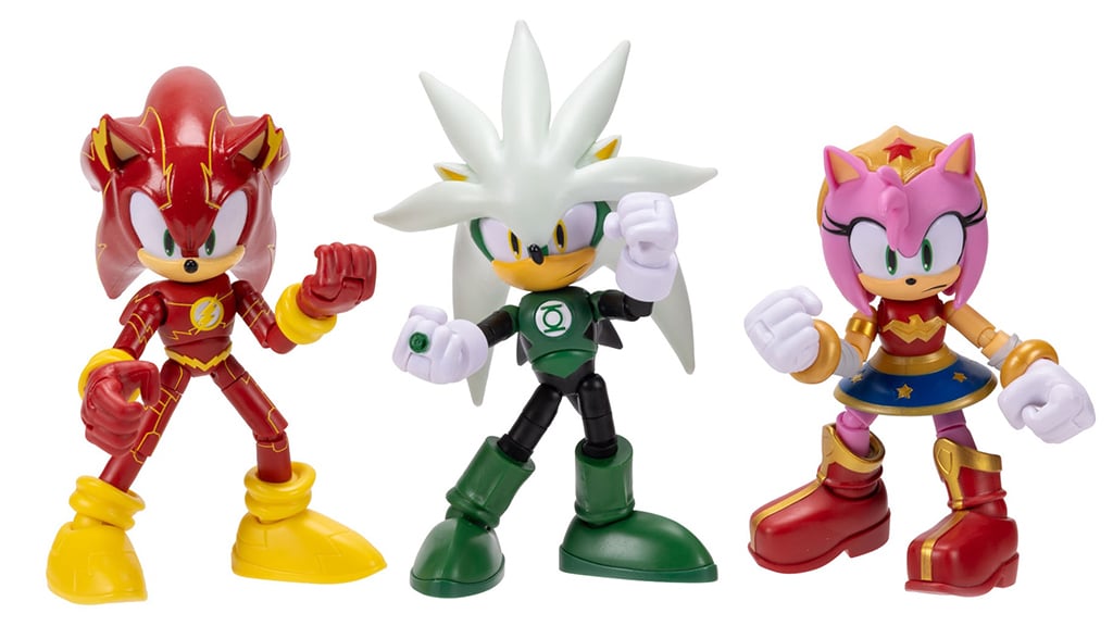 A DC Comics és Sonic, a sündisznó egyesítik erejüket egy fantasztikus új figurakollekcióért