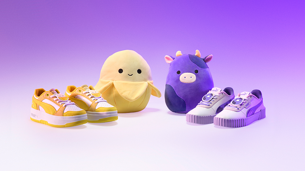 Urob odvážny krok v druhej kolekcii tenisiek PUMA s motívom Squishmallows!