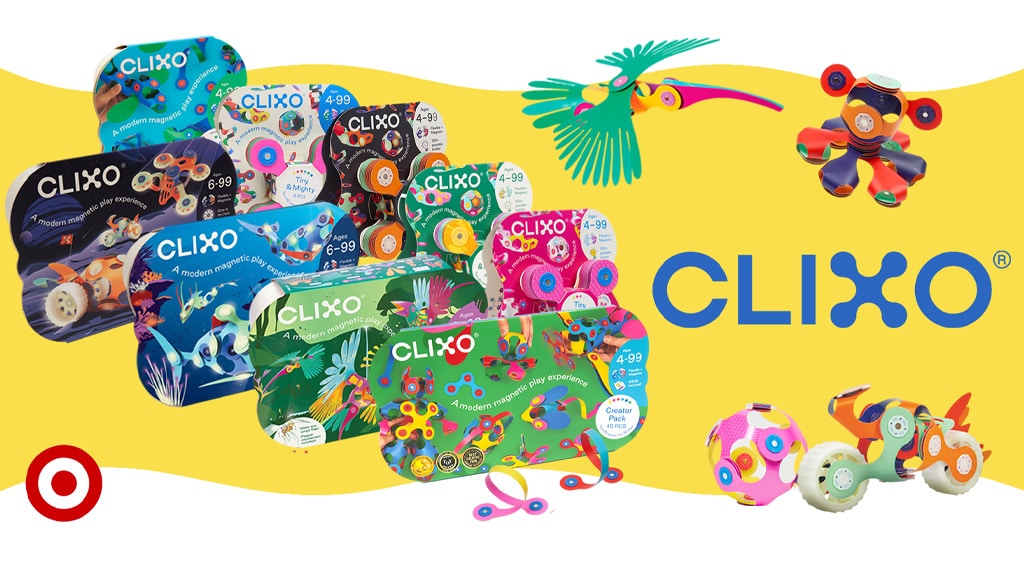 Otoč, stavaj a ohýbaj s novými magnetickými súpravami Clixo