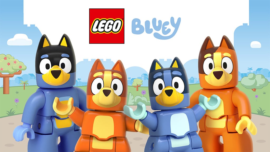 Barnes &amp;amp; Noble pozýva rodiny, aby postavili LEGO Bluey kačací koláč