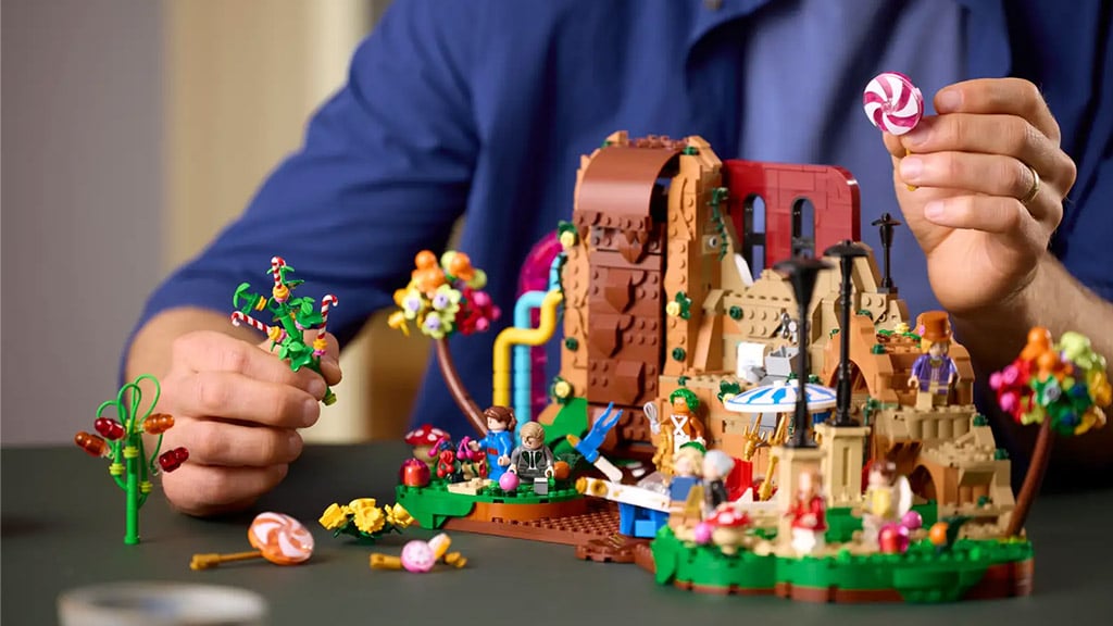 Pridaj trochu kúzla do hry s touto LEGO sadou Willy Wonka
