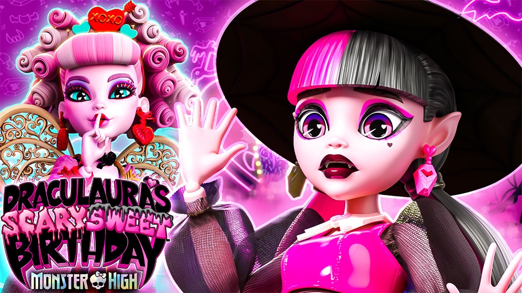 Osláv narodeniny Draculaury s novým Monster High seriálom na YouTube!