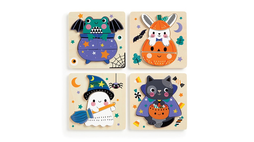 Mudpuppy halloweenske puzzle sú nevyhnutné na desivú zábavu