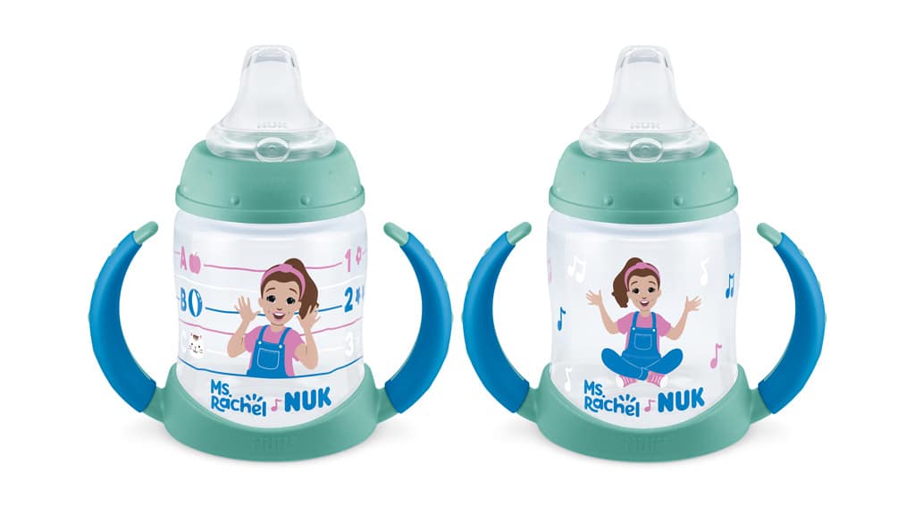 Nové slamkové poháre Ms. Rachel od NUK uľahčujú desiatu