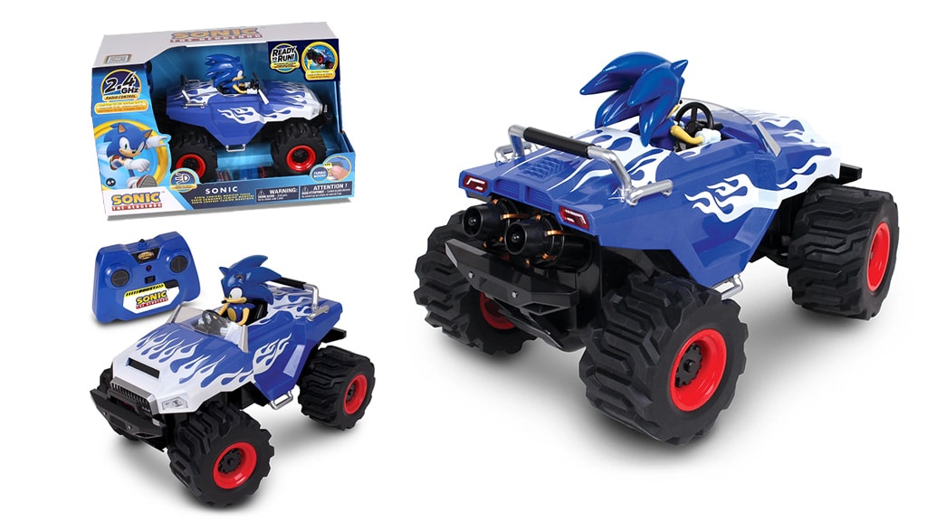 NKOK Sonic ježko: CrossWorlds R/C Monster Truck na diaľkové ovládanie