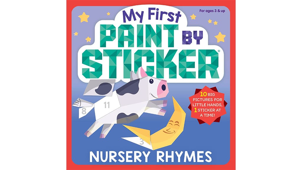 Tieto nové Prvé omaľovánky so samolepkami poskytujú zábavu bez zašpinenia