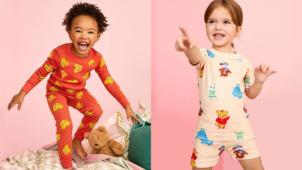 Ukáž svoje prúžky s novou kolekciou oblečenia Daniel Tiger od Hanna Andersson