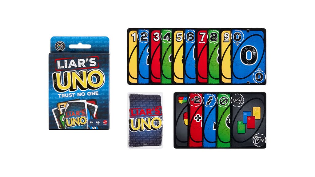 Mattel UNO Liars kartová hra
