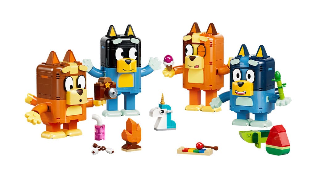 Legyen a napod a legjobb ezekkel az új LEGO Bluey készletekkel!