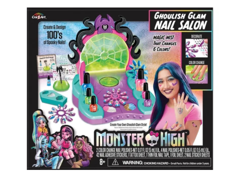 Cra-Z-Art Ghoulish Glam Nechtový salón strašidelně roztomilý