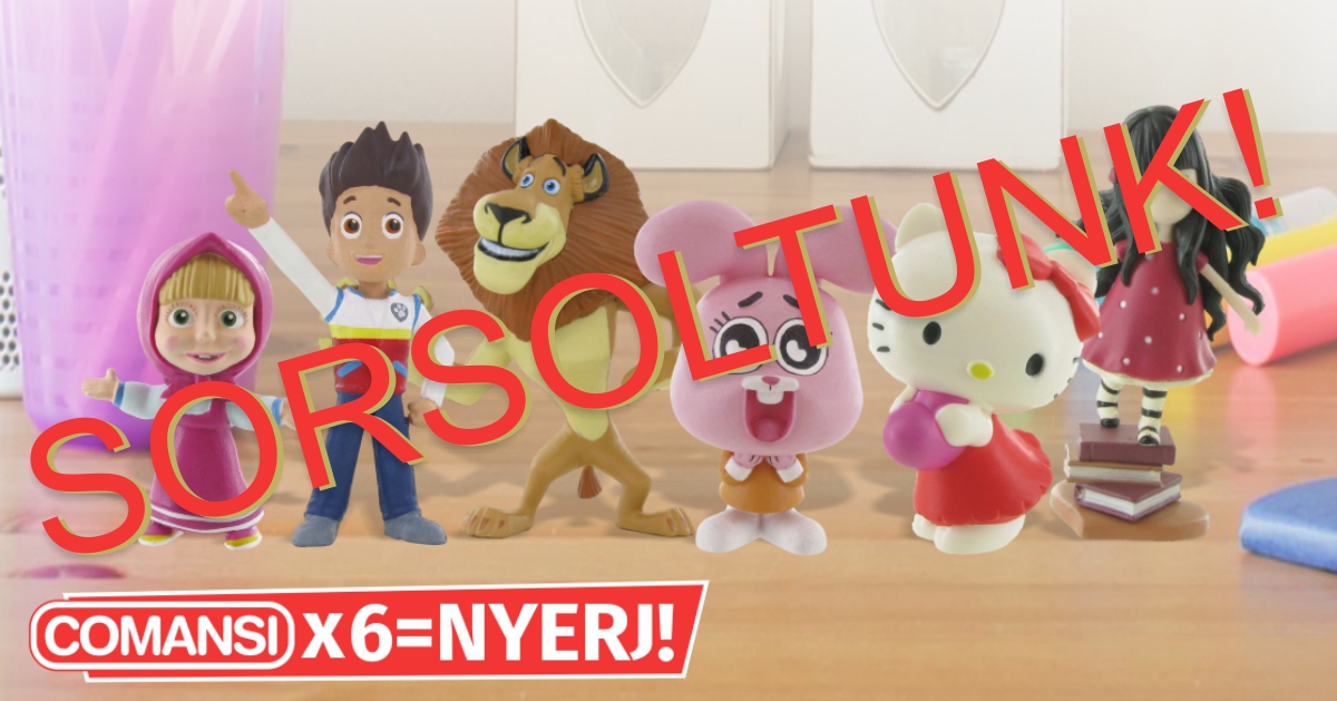 Comansi figura nyereményjáték EREDMÉNYHIRDETÉS!