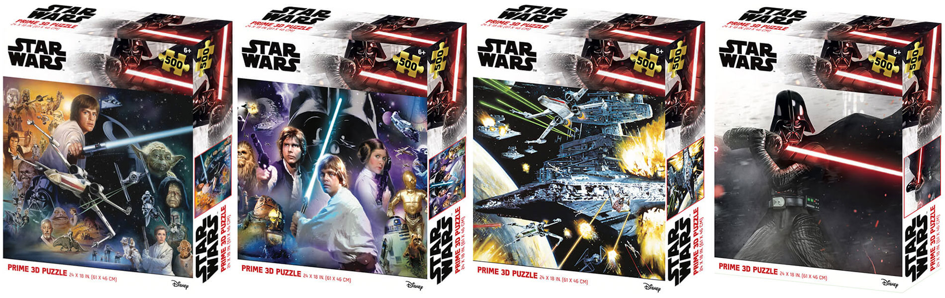 Kidicraft Star Wars puzzle a Prime 3D látvánnyal