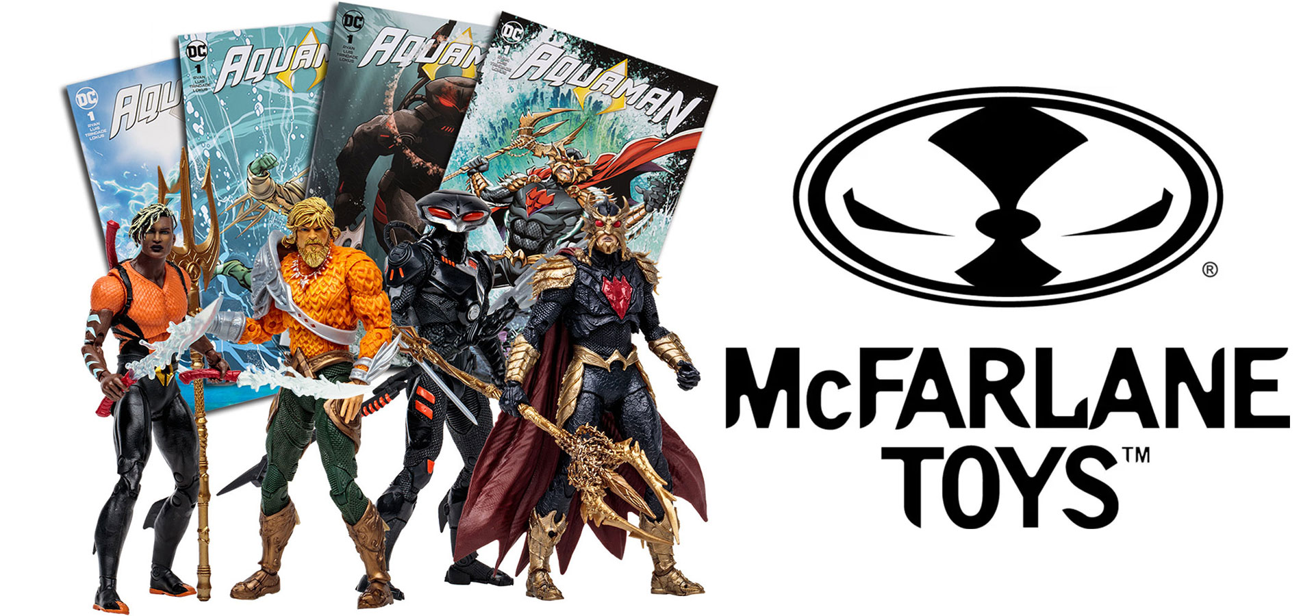 McFarlane Toys kínálatában már elérhetőek a DC Comics 18 cm-es Aquaman figurái