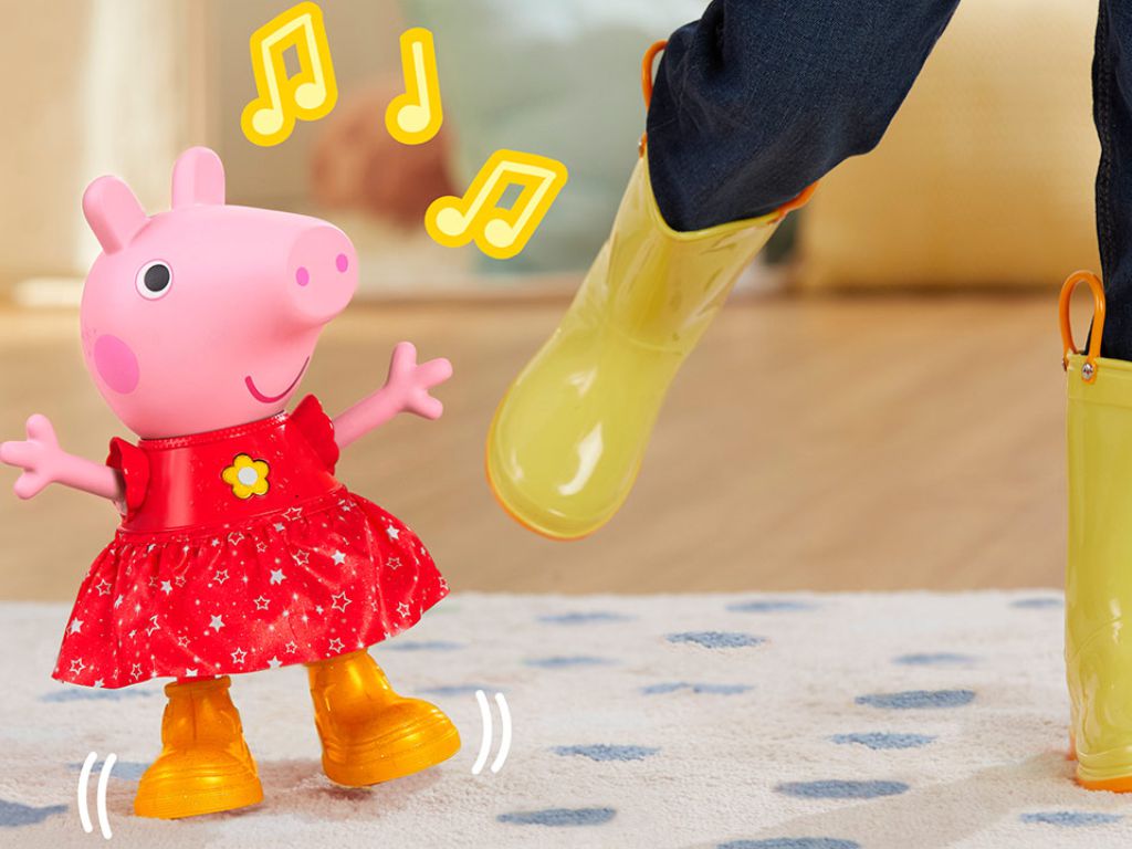 A gyerekek tarthatnak egy ROAR-os sáros pocsolya partit Peppa Malaccal!